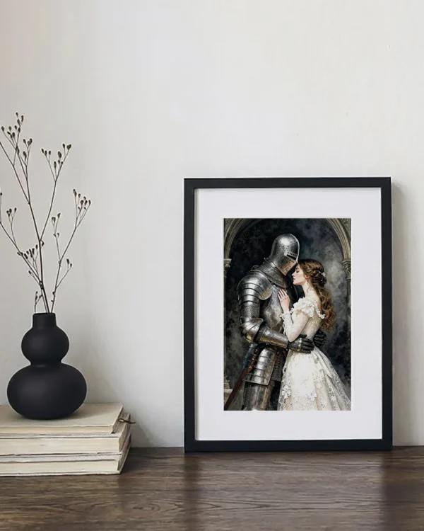 Lámina Artística - Armadura y Flor