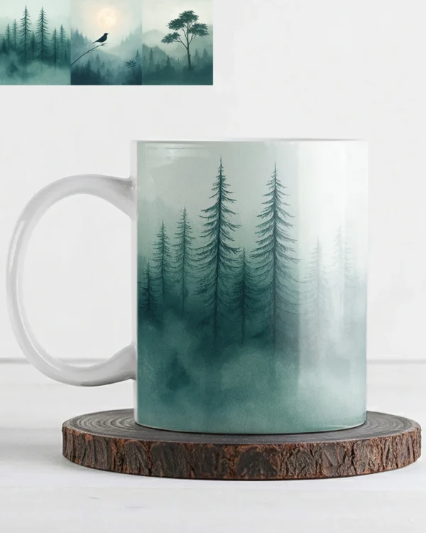 Taza Decorativa 11oz - Ecos del Bosque