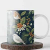 Taza Decorativa 11oz - Aves Botánicas