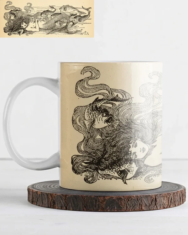 Taza Decorativa 11oz - Sirena y Corrientes